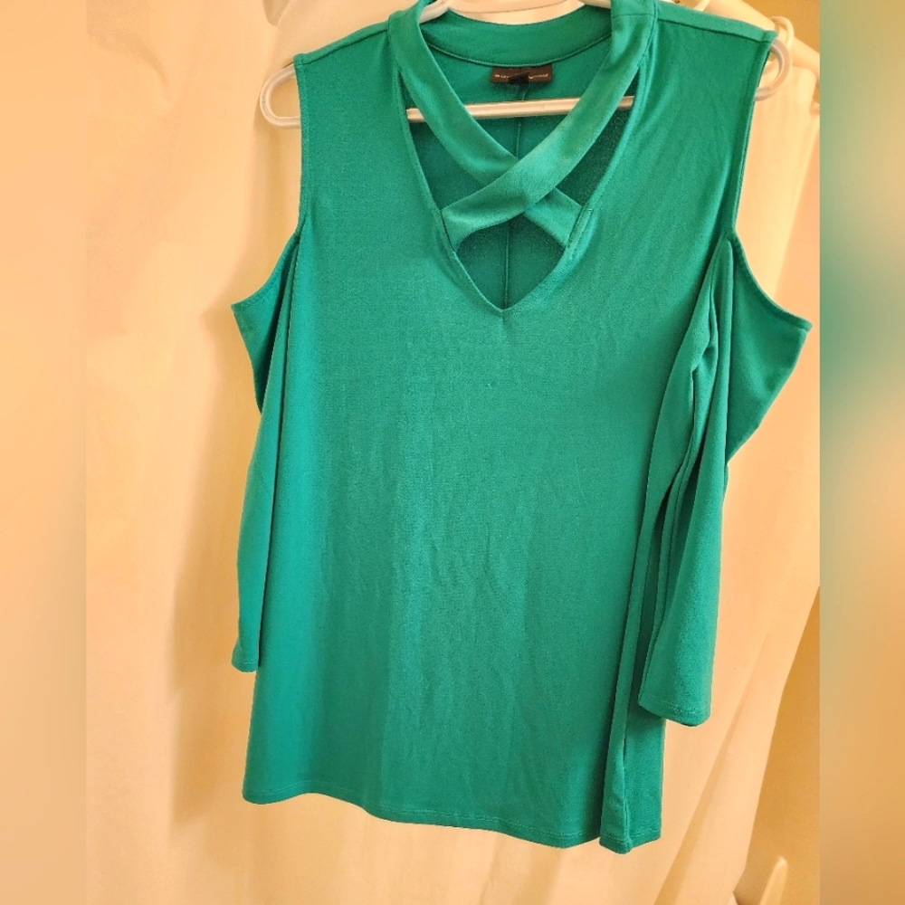 Bold Elements green top